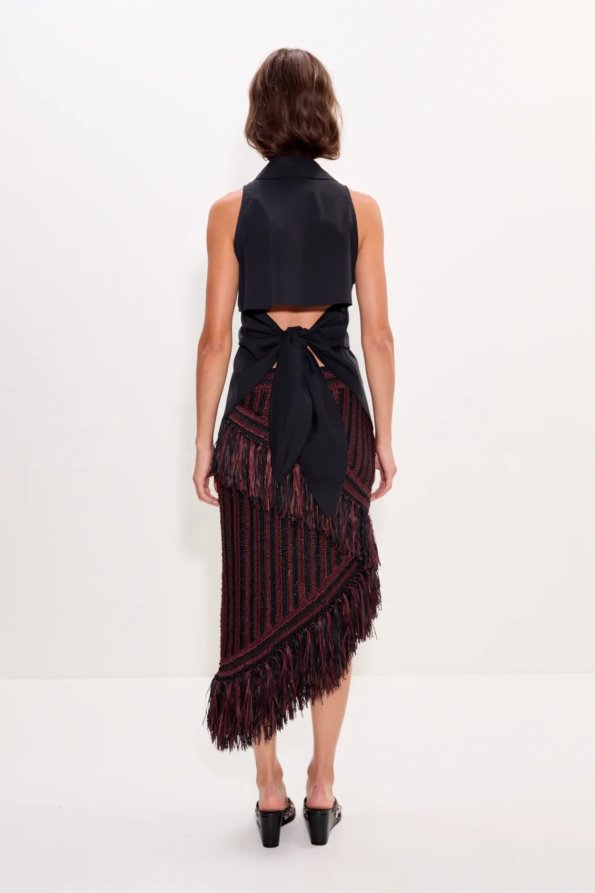 SIMON MILLER Bejabeja midi skirt