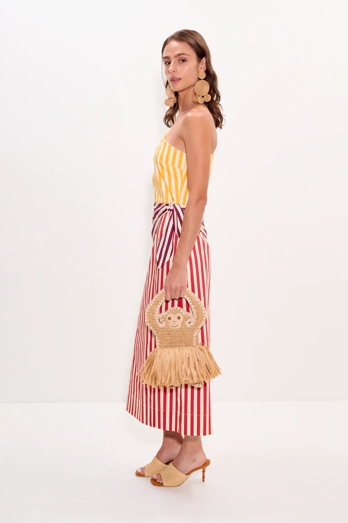 Hot SIMON MILLER Belembelem poplin midi dress