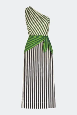 Hot SIMON MILLER Belembelem poplin midi dress