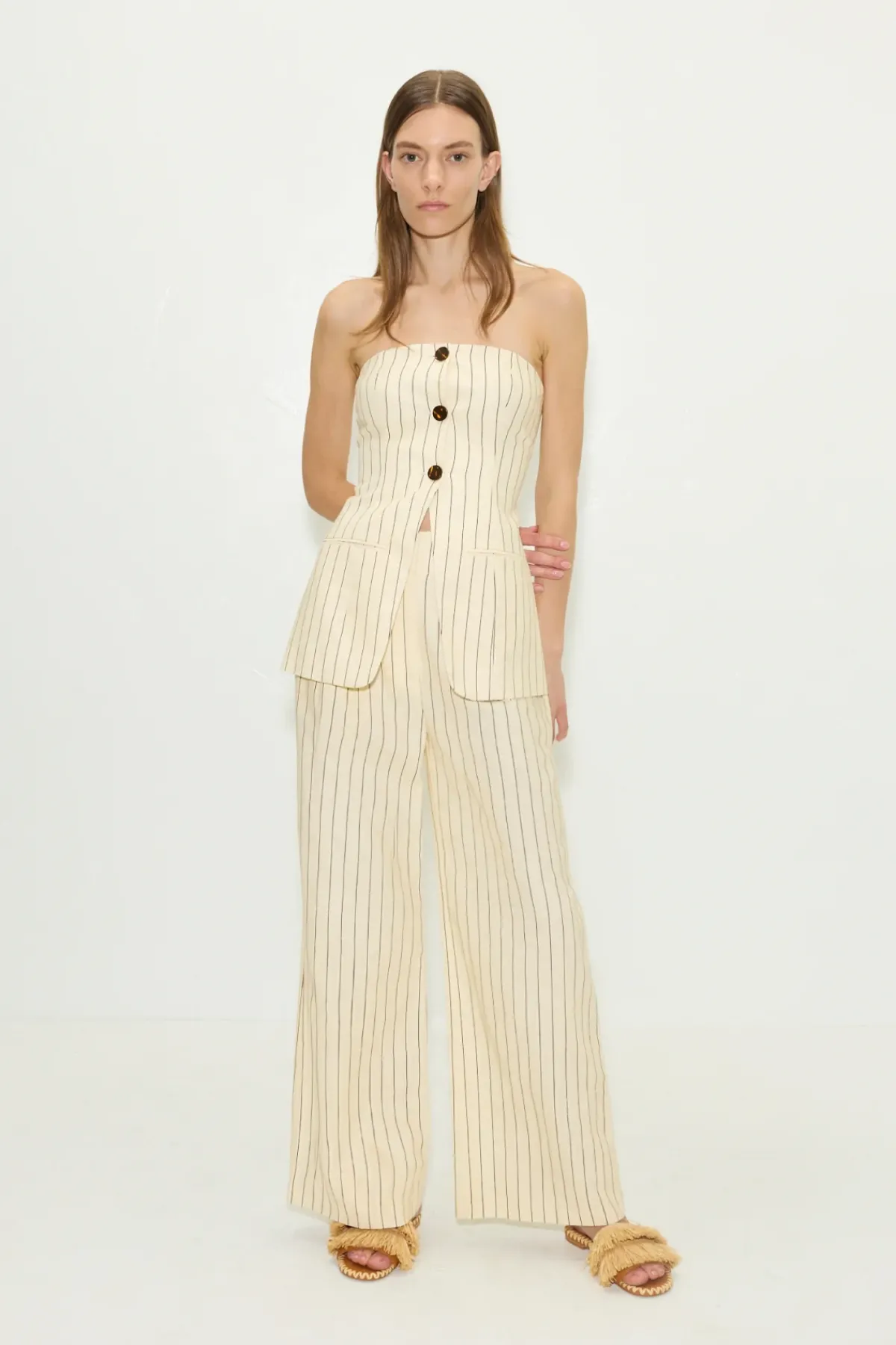 Best SIMON MILLER Bloobloo linen pant