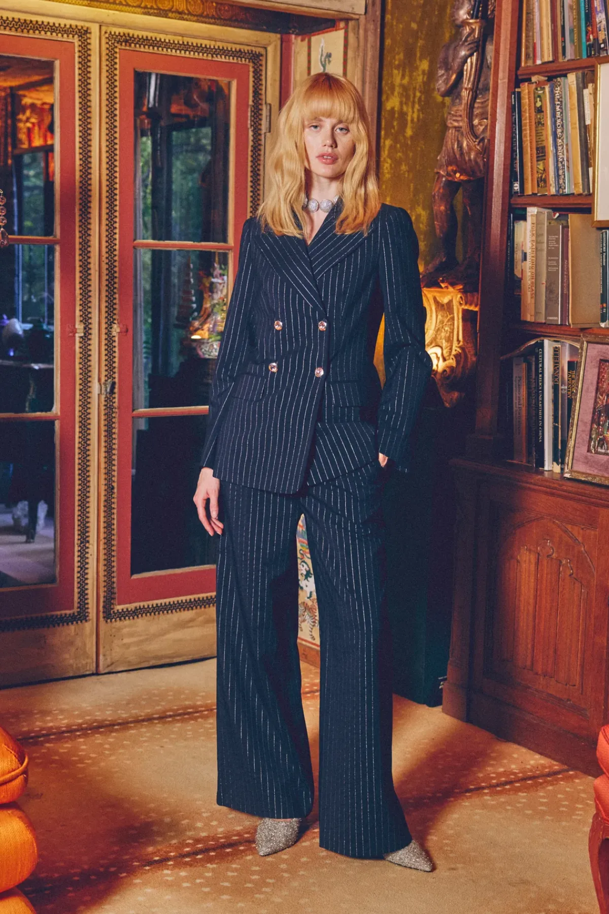 Sale SIMON MILLER Bloobloo pinstripe pant