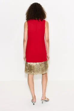 SIMON MILLER Bowiebowie fringe mini dress