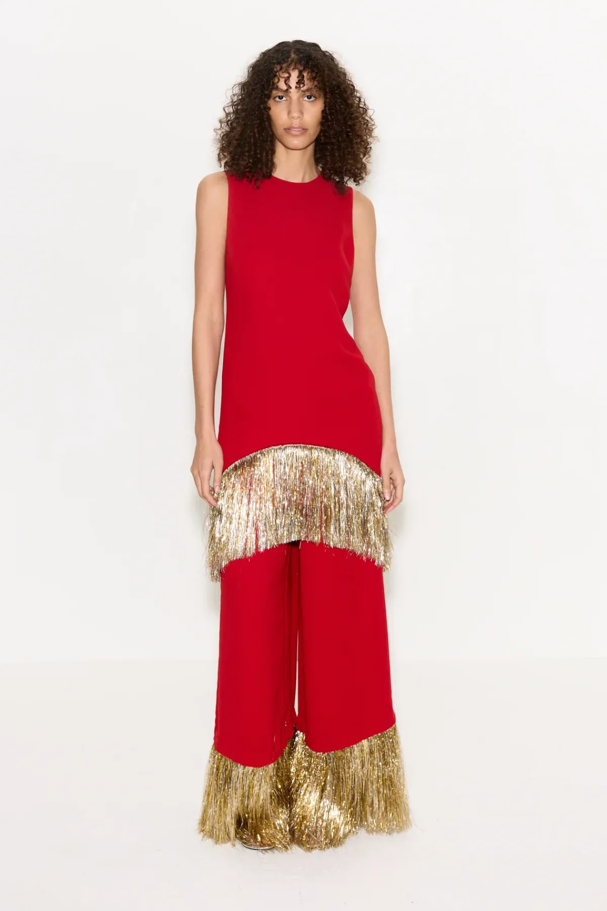 SIMON MILLER Bowiebowie fringe mini dress