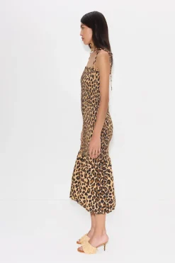 Discount SIMON MILLER Cantocanto smocked poplin dress