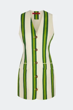 Discount SIMON MILLER Carobcarob printed linen mini dress