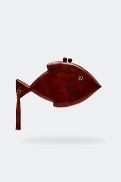 Best SIMON MILLER Carvedcarved wooden fish clutch