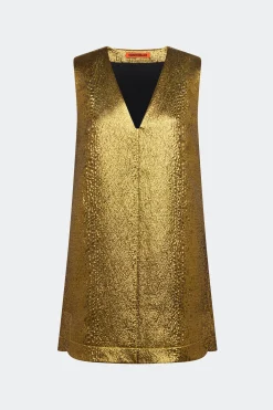 SIMON MILLER Fountainfountain metallic mini dress