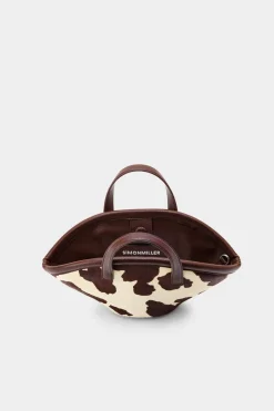 New SIMON MILLER Haircalfhaircalf mini mercado tote