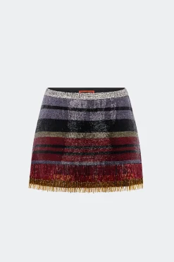 Hot SIMON MILLER Inessainessa crystal beaded skirt