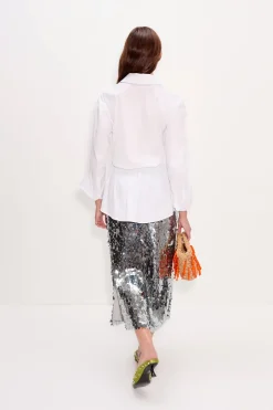 Online SIMON MILLER Innainna poplin top