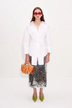 Online SIMON MILLER Innainna poplin top