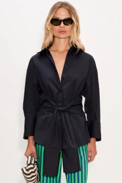 Hot SIMON MILLER Innainna poplin top