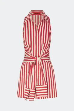 SIMON MILLER Innainna sleeveless poplin mini dress