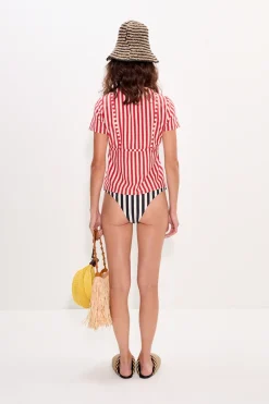 New SIMON MILLER Kinikini striped tee