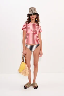 New SIMON MILLER Kinikini striped tee