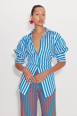 SIMON MILLER Lochloch poplin button up
