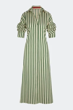 SIMON MILLER Lochloch poplin maxi dress
