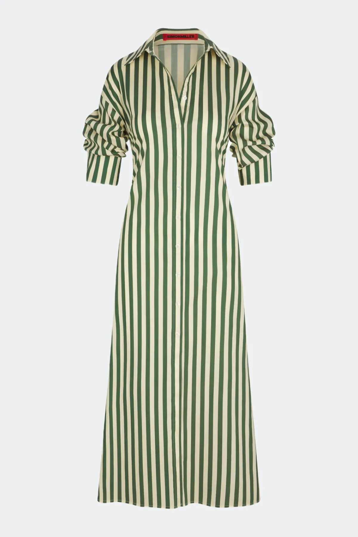 SIMON MILLER Lochloch poplin maxi dress