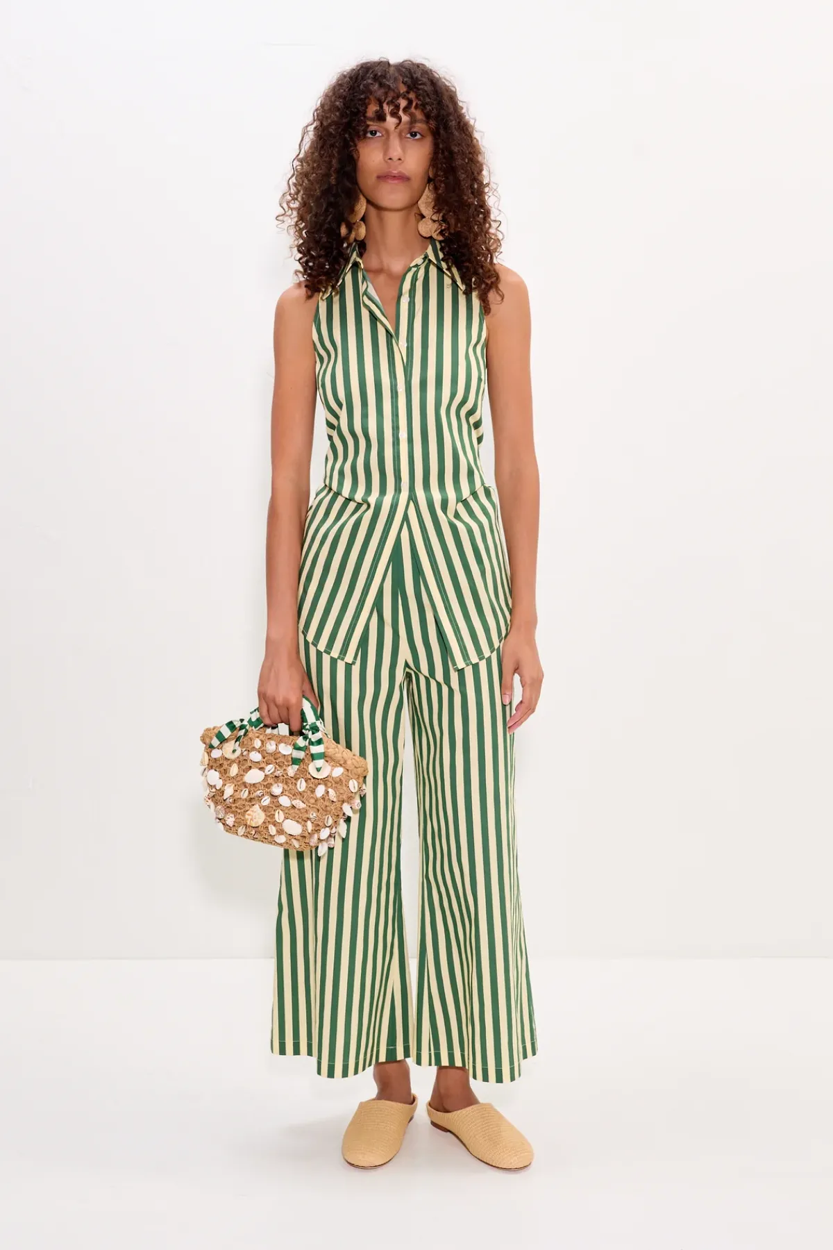 Online SIMON MILLER Lochloch sleeveless poplin button up