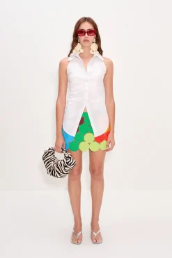 Discount SIMON MILLER Lochloch sleeveless poplin button up