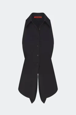 Best SIMON MILLER Lochloch sleeveless poplin button up