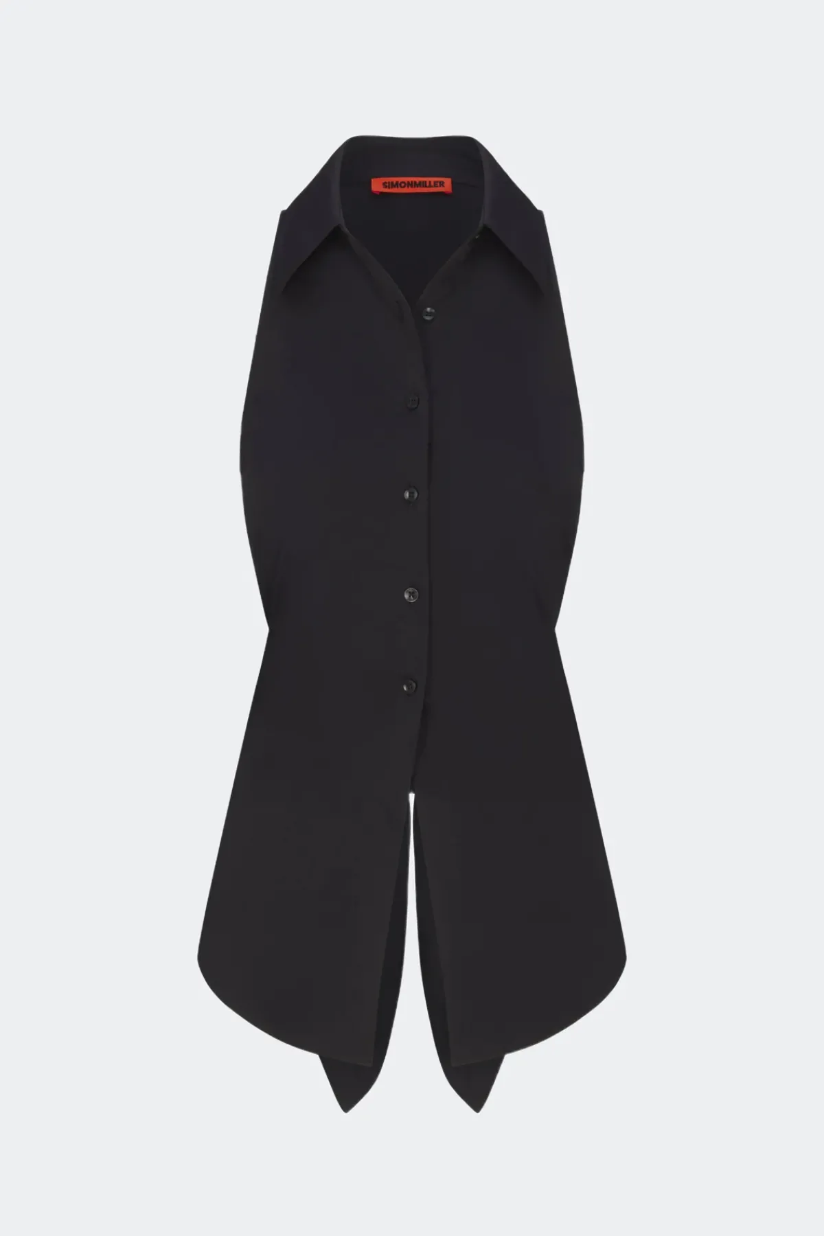 Best SIMON MILLER Lochloch sleeveless poplin button up