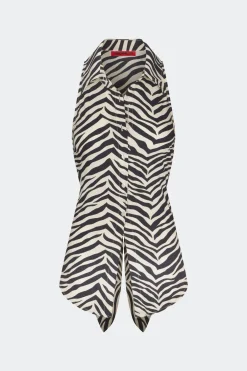 New SIMON MILLER Lochloch sleeveless poplin button up