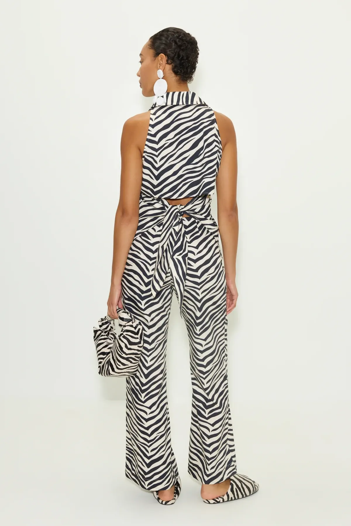 New SIMON MILLER Lochloch sleeveless poplin button up