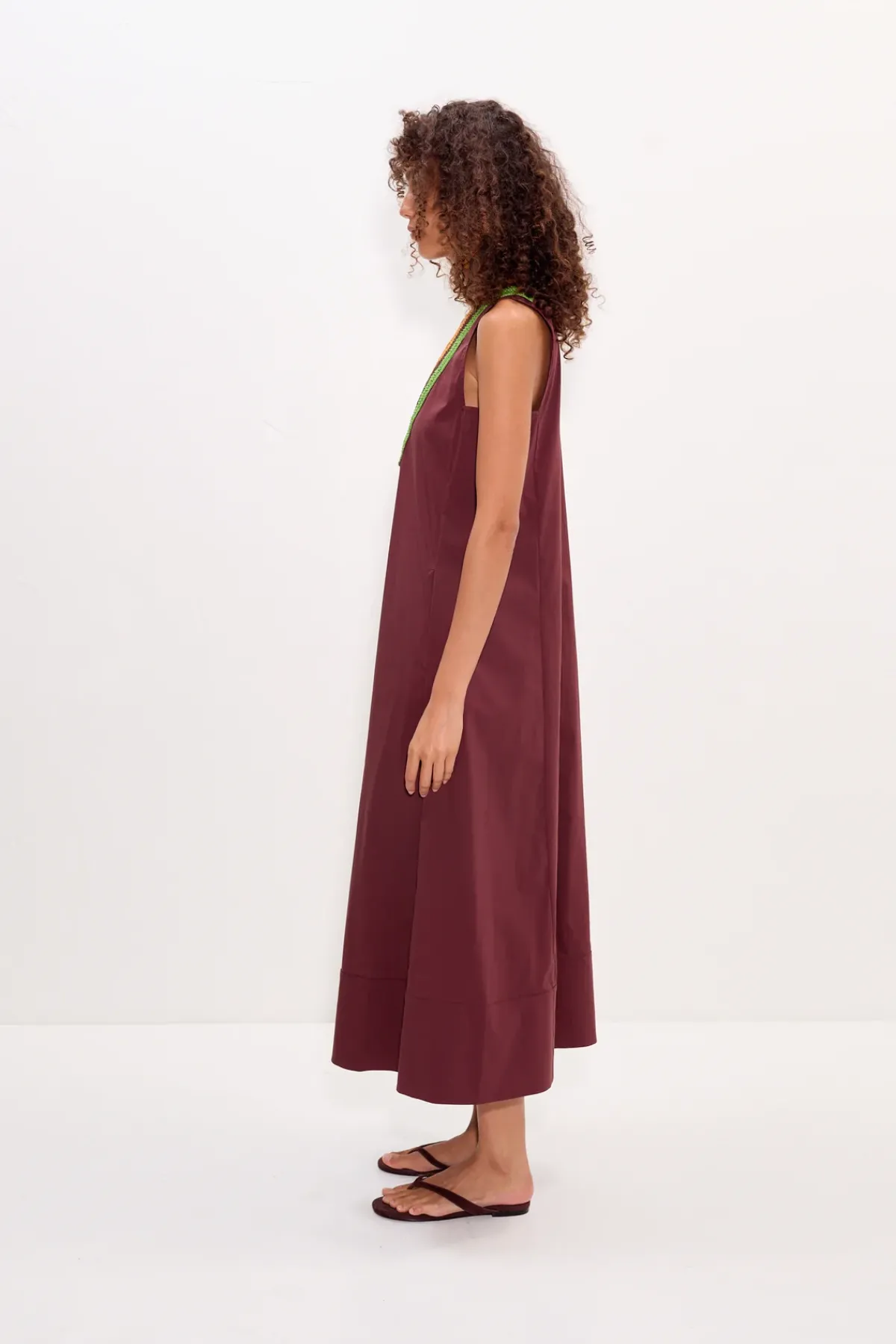 Online SIMON MILLER Marmar crochet poplin dress