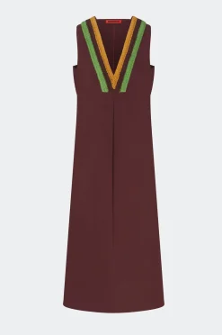Online SIMON MILLER Marmar crochet poplin dress
