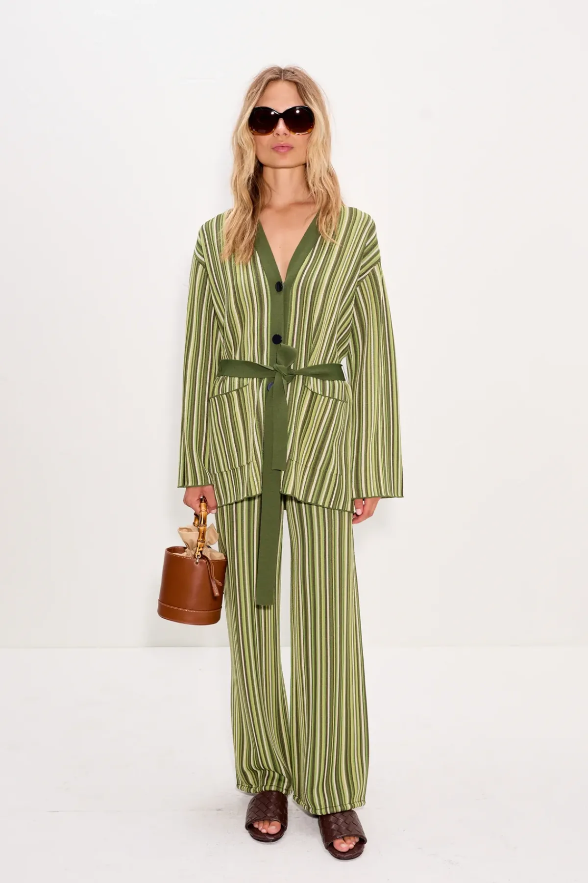 Online SIMON MILLER Maxmax belted knit cardigan
