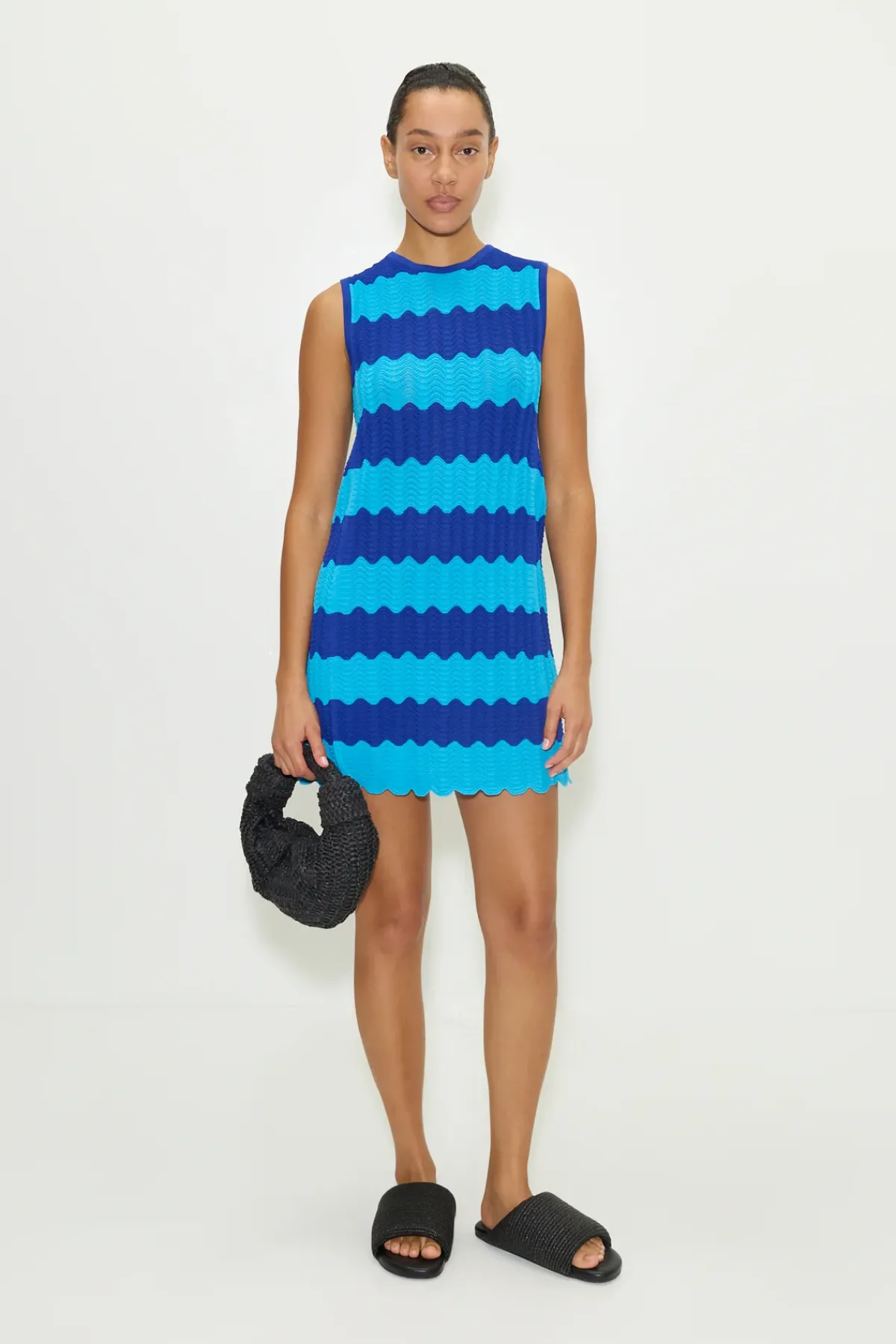 New SIMON MILLER Mojimoji knit mini dress