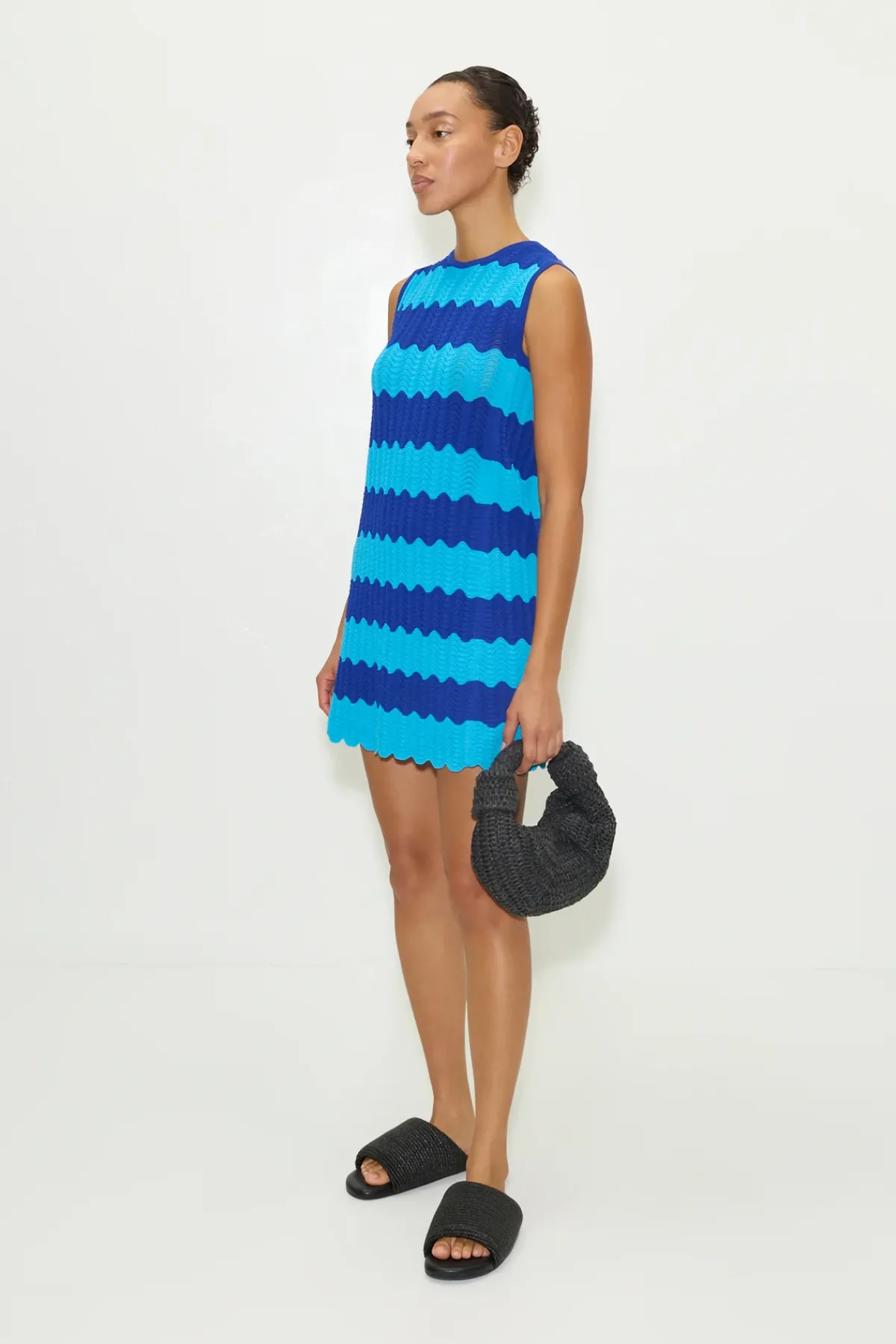 New SIMON MILLER Mojimoji knit mini dress