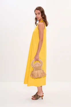 Online SIMON MILLER Navanava poplin midi dress