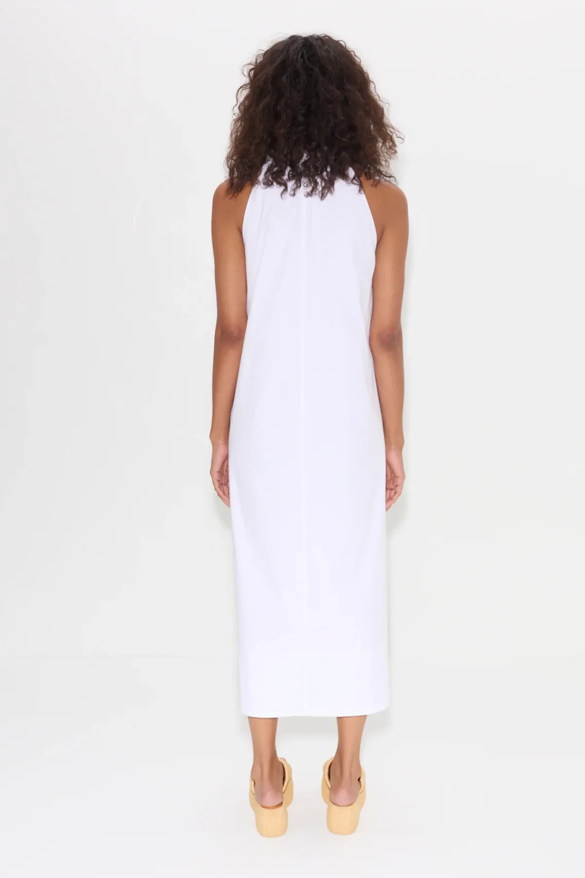 Online SIMON MILLER Navanava poplin midi dress