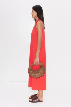 Online SIMON MILLER Navanava poplin midi dress