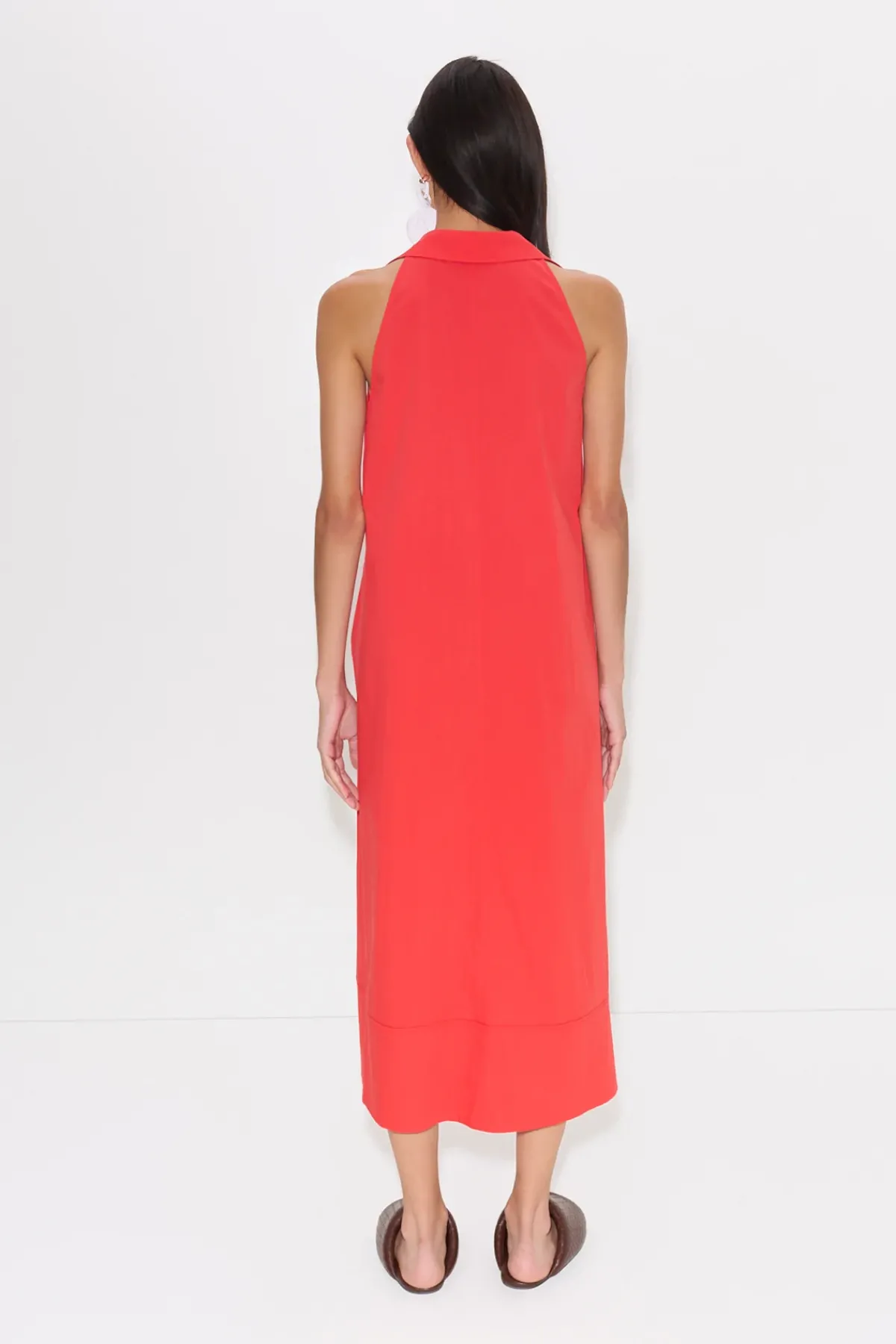 Online SIMON MILLER Navanava poplin midi dress