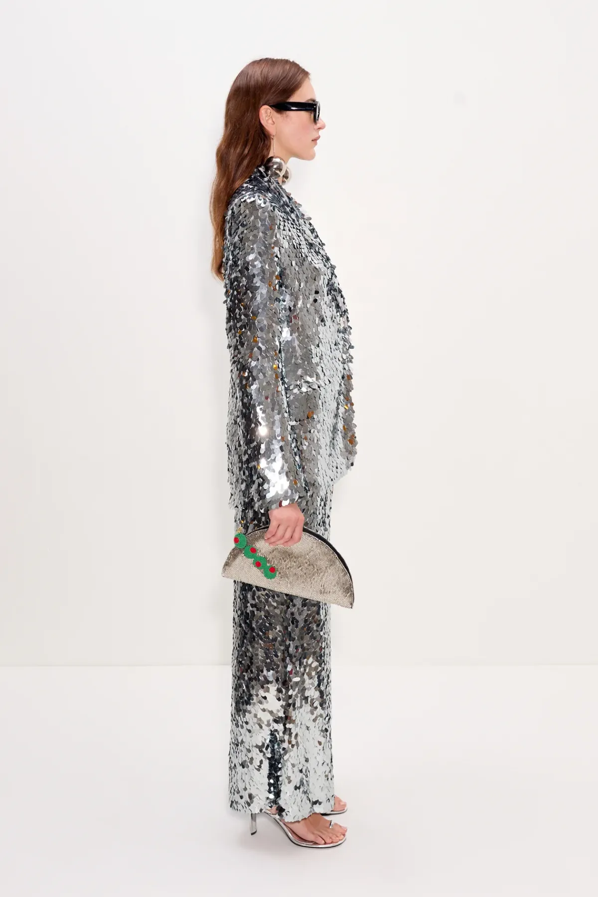 Outlet SIMON MILLER Nellanella sequin wide leg pant
