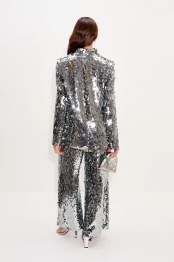 Outlet SIMON MILLER Nellanella sequin wide leg pant