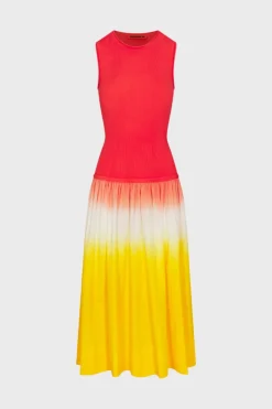 New SIMON MILLER Novonovo knit combo dress