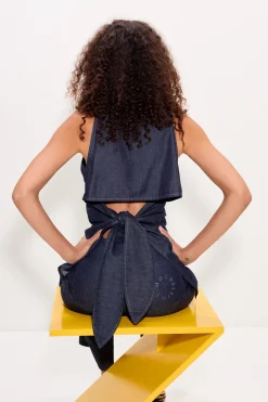 Outlet SIMON MILLER Piapia chambray pant