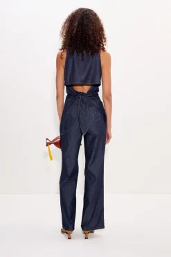 Outlet SIMON MILLER Piapia chambray pant