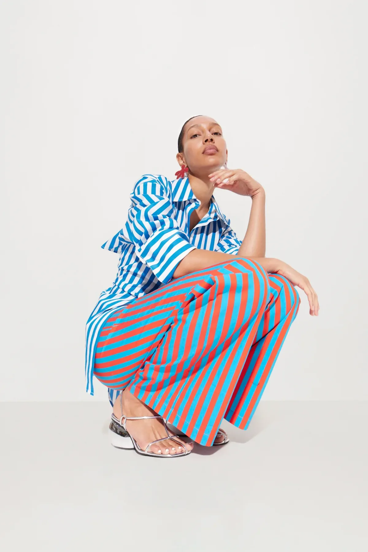 New SIMON MILLER Piapia poplin pant