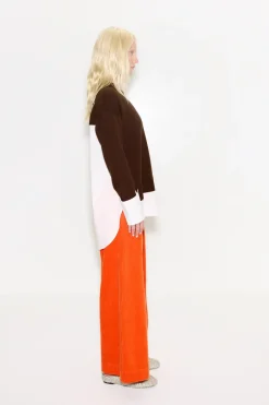 Discount SIMON MILLER Pippip poplin combo sweater