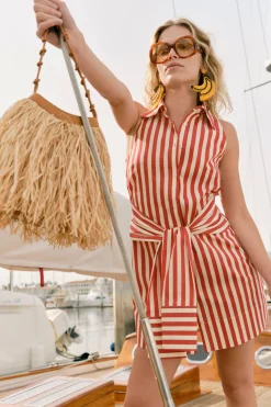 Clearance SIMON MILLER Raffiaraffia knotty bag