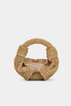 Sale SIMON MILLER Raffiaraffia lopsy bag