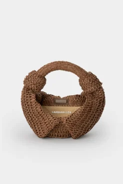New SIMON MILLER Raffiaraffia lopsy bag