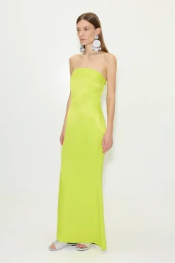 Sale SIMON MILLER Sculptysculpty strapless satin dress