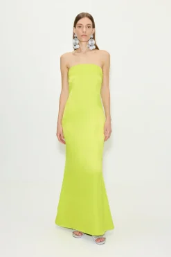Sale SIMON MILLER Sculptysculpty strapless satin dress