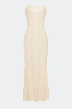 Discount SIMON MILLER Sculptysculpty strapless sequin dress